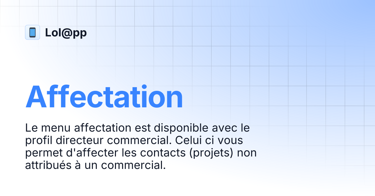 Affectation | Lol@pp
